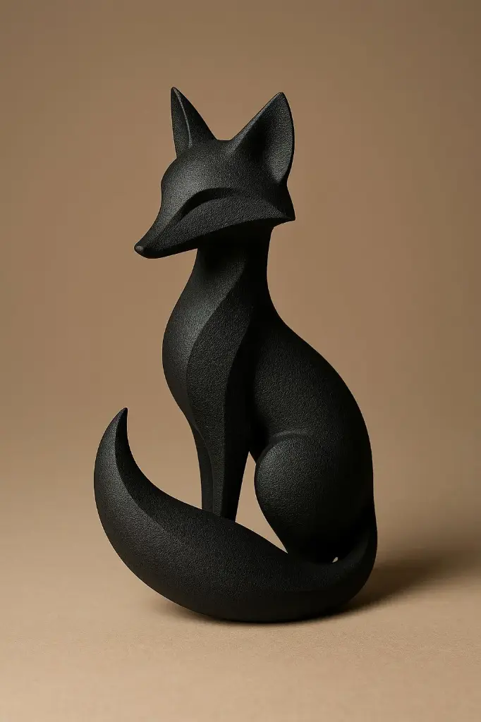Fox sculpture